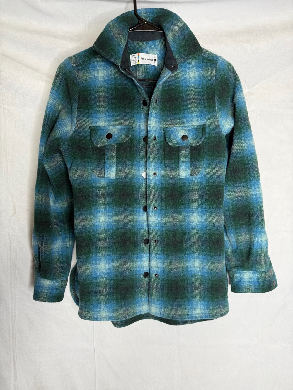Smartwool Plaid Button-Up Shirt Jacket